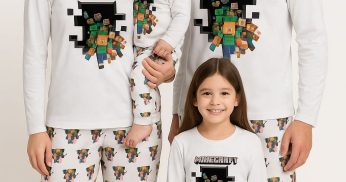 Pijamas Minecraft: Conforto e Aventura Para os Fãs do Mundo Bloco a Bloco